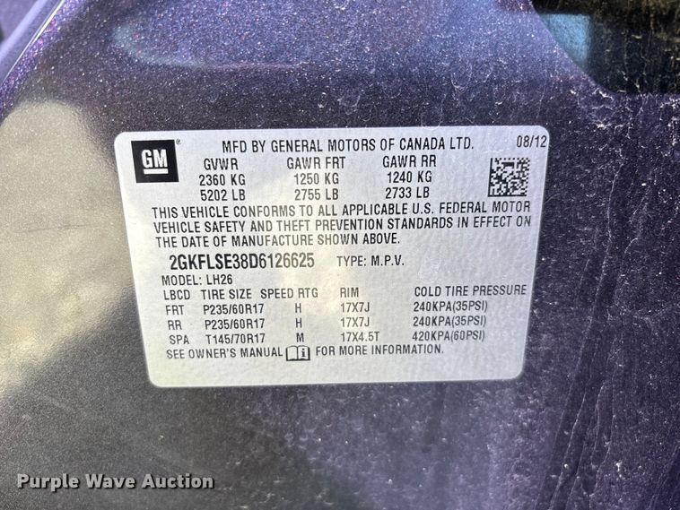 image for item FG0282 2013 GMC Terrain SUV