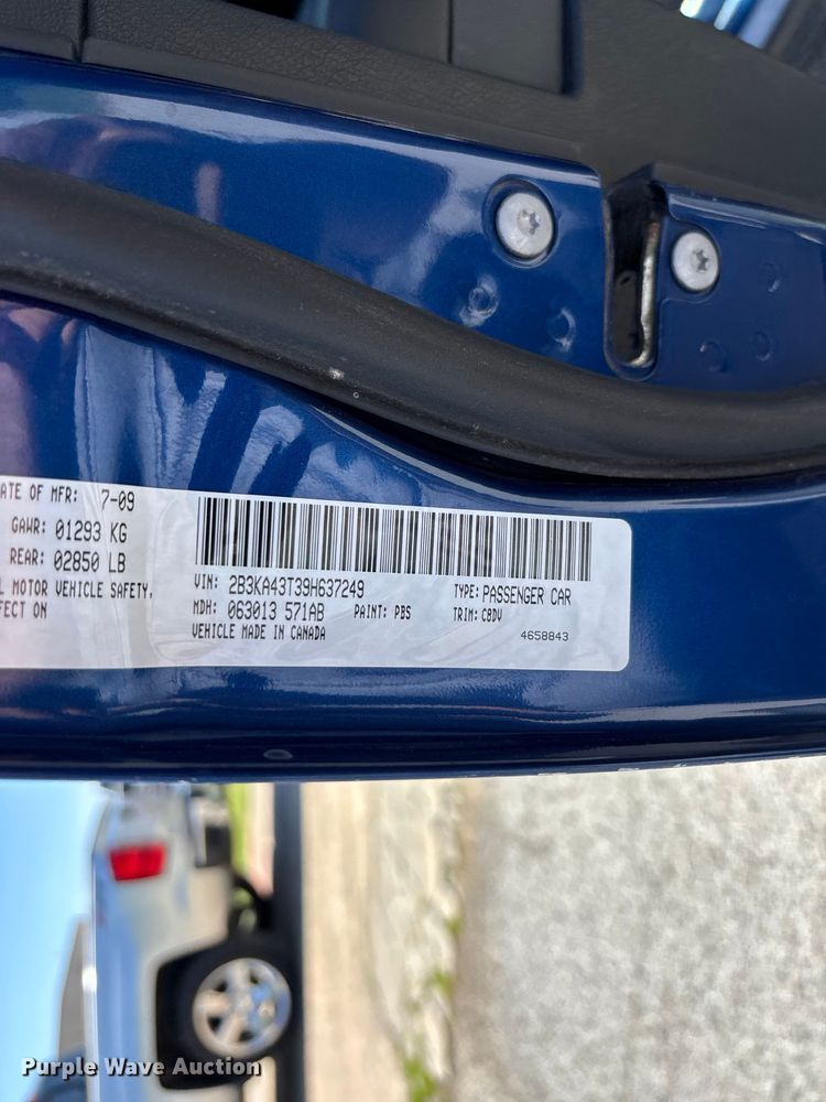 image for item FG0287 2009 Dodge Charger 