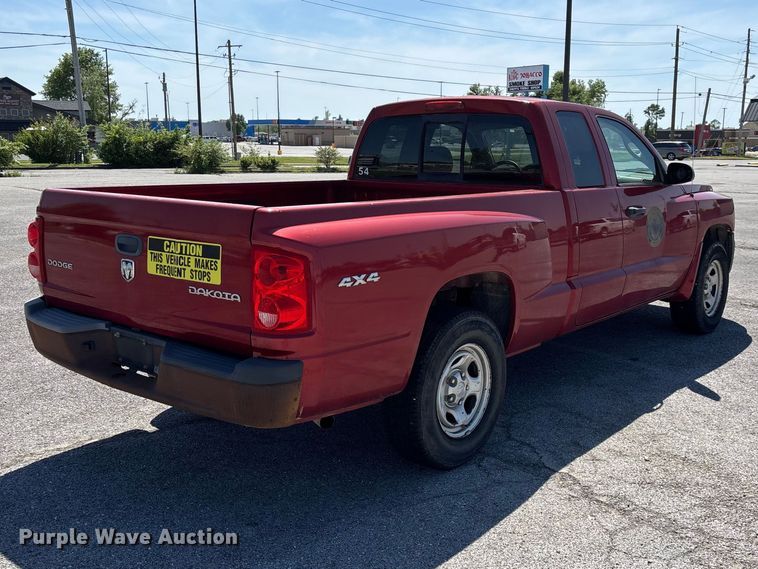 image for item FG0289 2009 Dodge Dakota Ext. Cab pickup truck