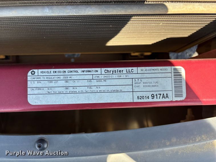 image for item FG0289 2009 Dodge Dakota Ext. Cab pickup truck
