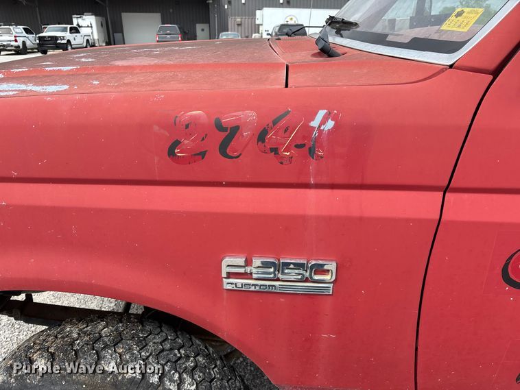 image for item FG0311 1988 Ford F350 flatbed truck