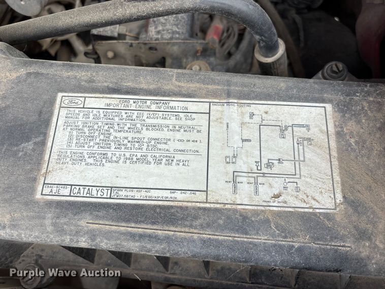 image for item FG0311 1988 Ford F350 flatbed truck
