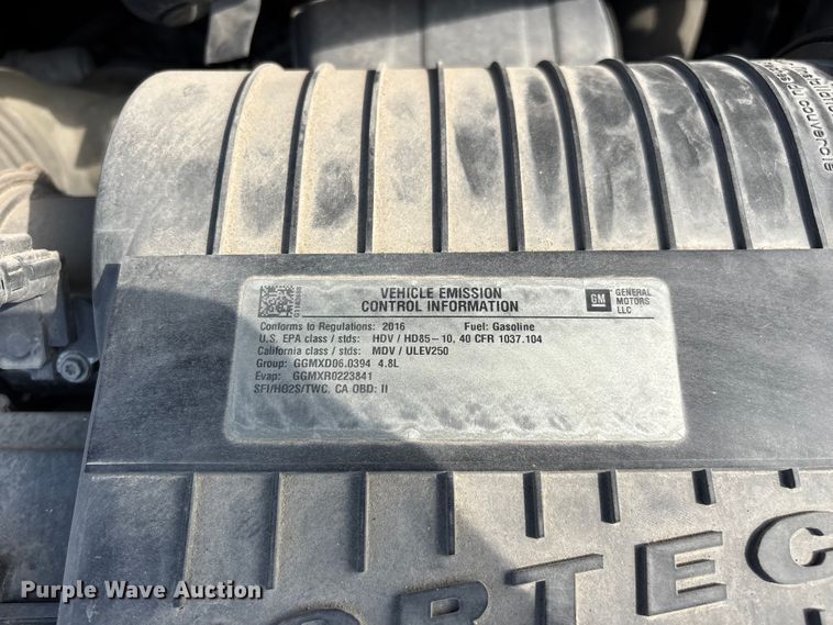 image for item FG0559 2016 Chevrolet Express 3500 prisoner transport van