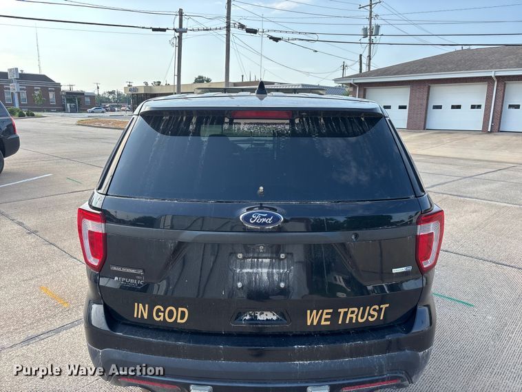 image for item FG0560 2016 Ford Explorer Police Interceptor SUV