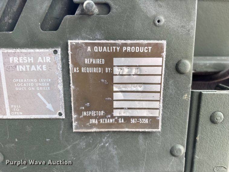 image for item FG0561 1991 AM General M998  HMMWV SUV