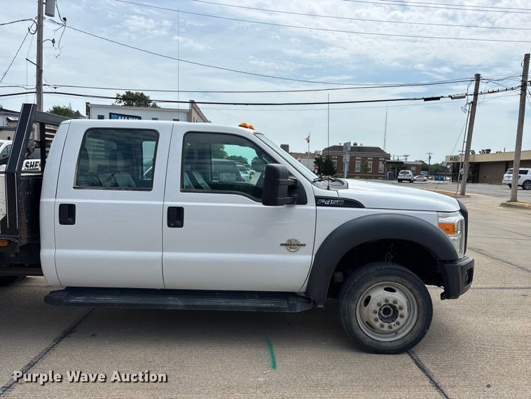 image for item FG0562 2016 Ford F450 Super Duty Crew Cab flatbed truck