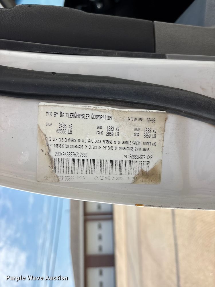 image for item FG0565 2007 Dodge Charger 