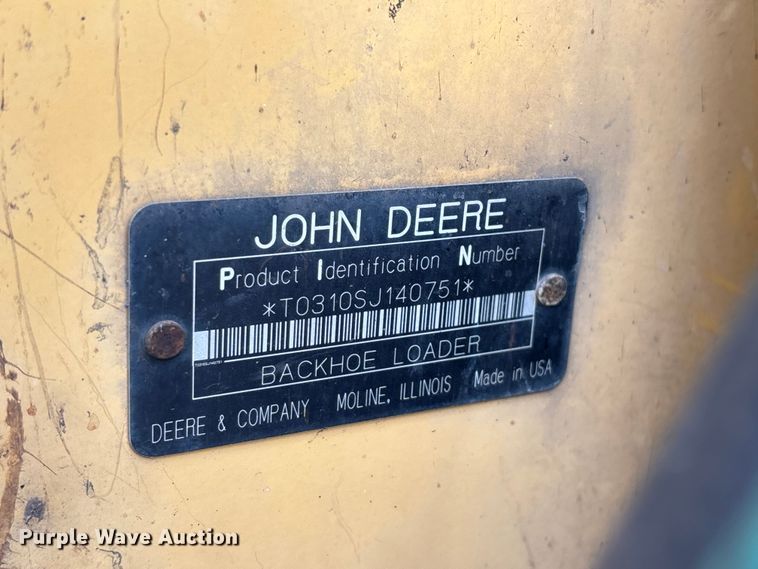 image for item FG0566 2007 John Deere 310SJ backhoe