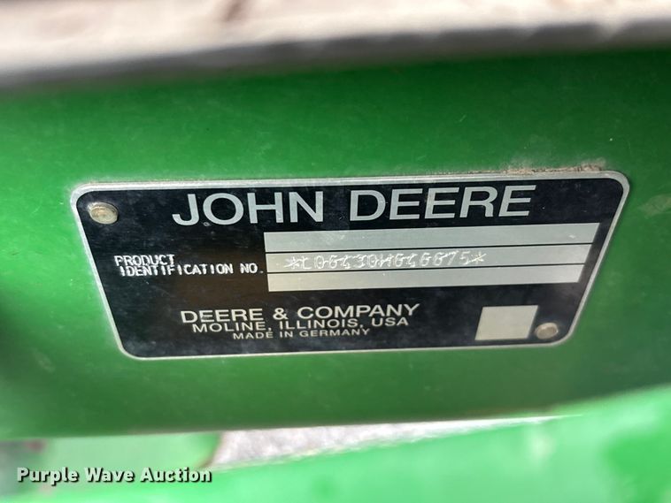 image for item FG0575 2010 John Deere 6430 MFWD tractor