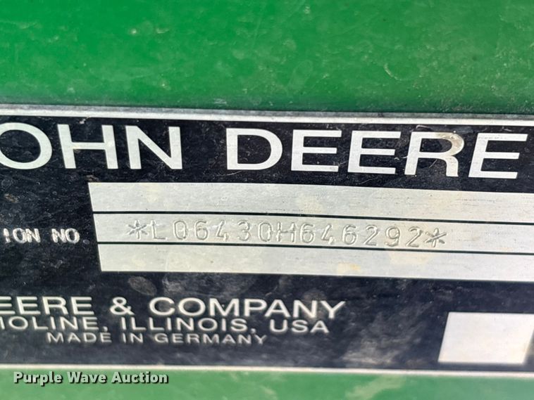 image for item FG0577 2010 John Deere 6430 MFWD tractor