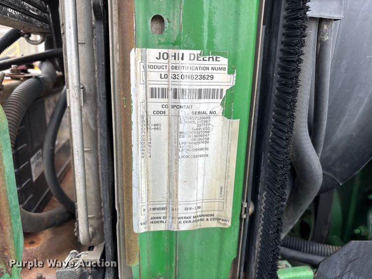image for item FG0580 2009 John Deere 6330 MFWD tractor