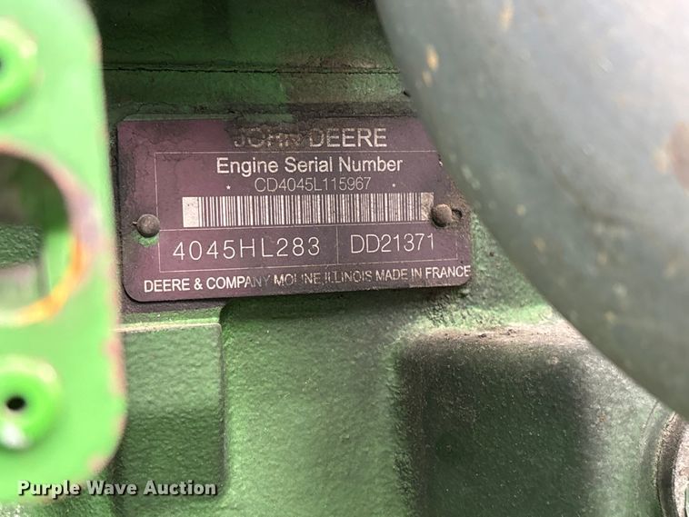 image for item FG0580 2009 John Deere 6330 MFWD tractor