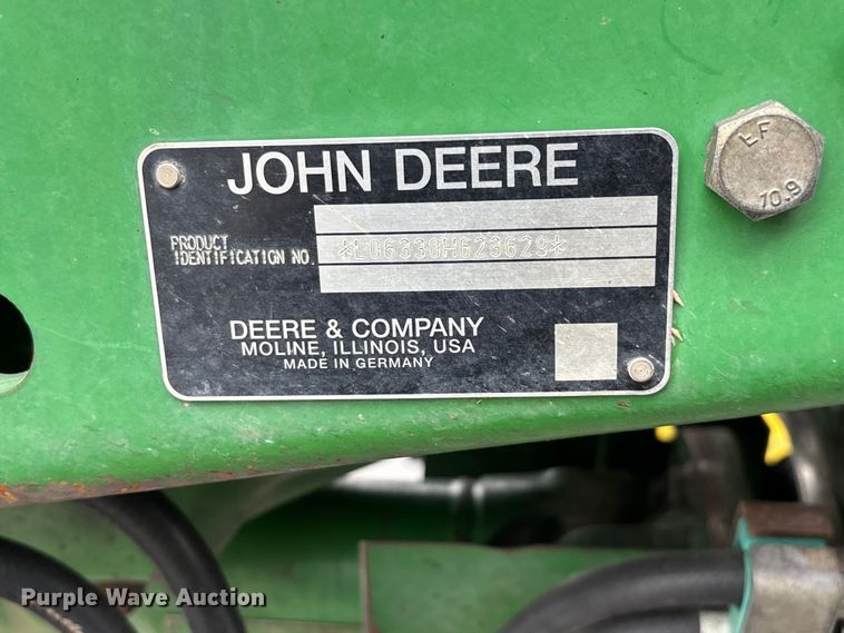 image for item FG0580 2009 John Deere 6330 MFWD tractor
