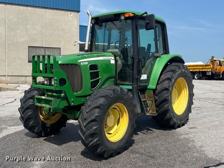 John Deere 6330 MFWD tractor