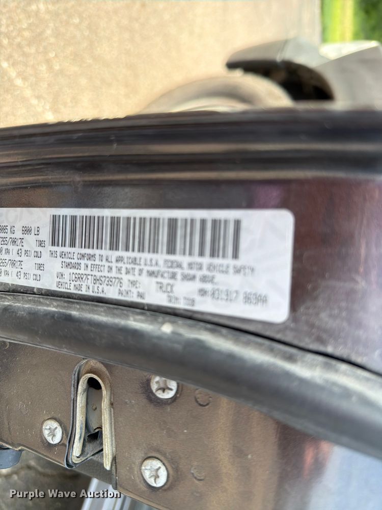 image for item FH6302 2017 RAM 1500 Ext. Cab dump flatbed truck