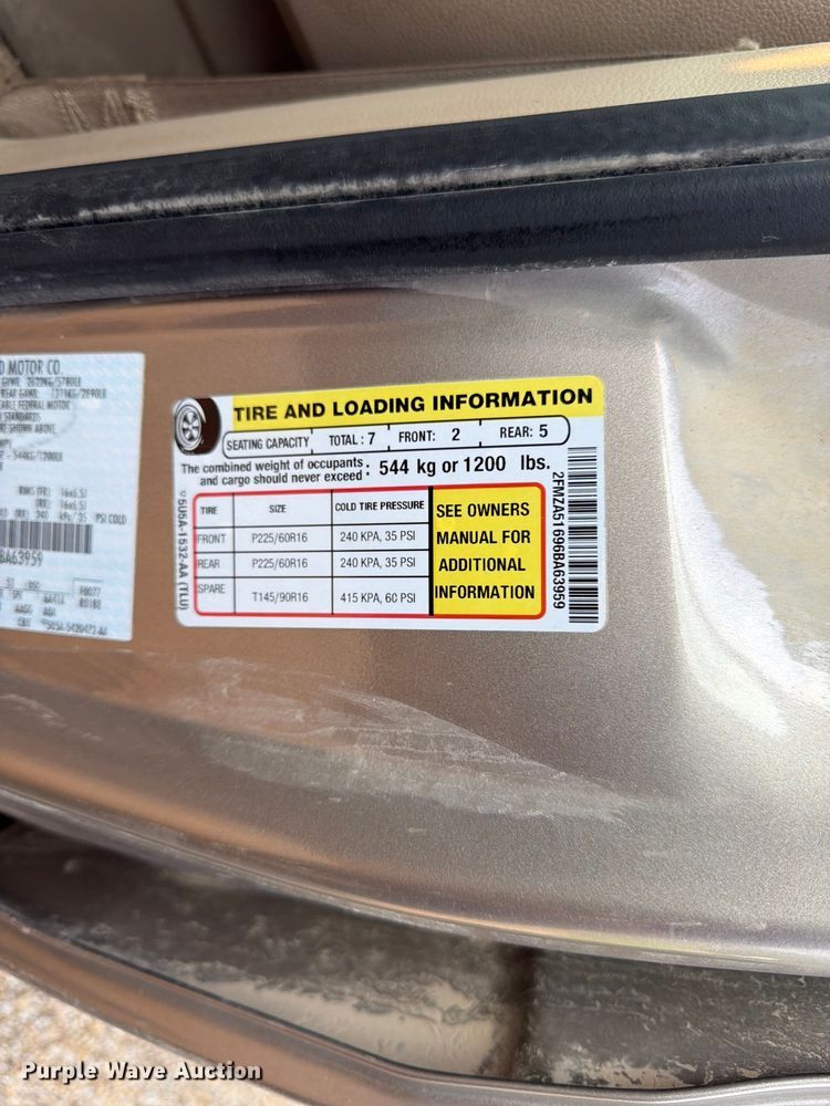 image for item FK3299 2006 Ford Freestar van
