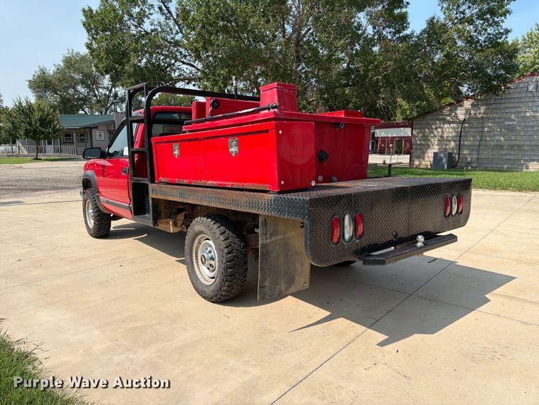 image for item FK3550 1996 Chevrolet K2500 flatbed pickup truck