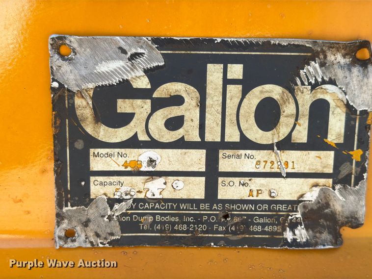 image for item FK4116 1998 International 4900 dump truck
