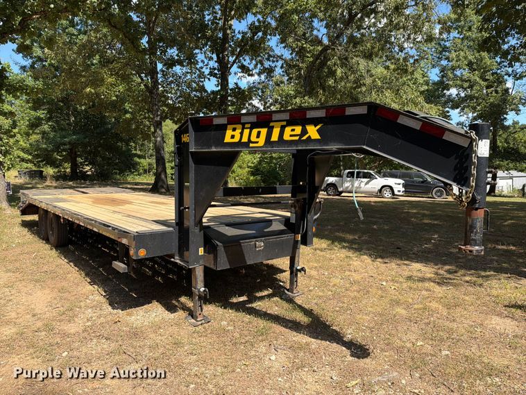 image for item FK5052 2022 Big Tex 14GN-20BK+5MR equipment trailer