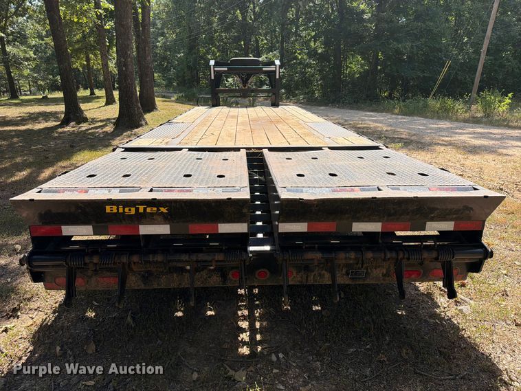 image for item FK5052 2022 Big Tex 14GN-20BK+5MR equipment trailer