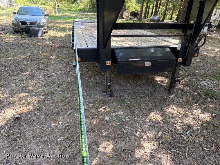 image for item FK5052 2022 Big Tex 14GN-20BK+5MR equipment trailer