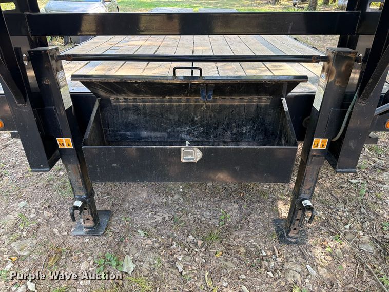 image for item FK5052 2022 Big Tex 14GN-20BK+5MR equipment trailer