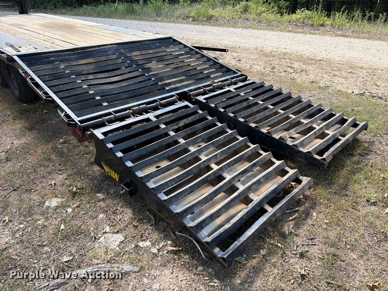 image for item FK5052 2022 Big Tex 14GN-20BK+5MR equipment trailer