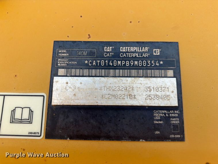 image for item FM7609 2008 Caterpillar 140M motor grader