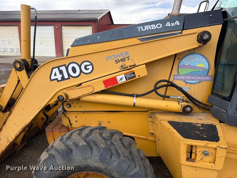 image for item FM7612 2001 John Deere 410G backhoe