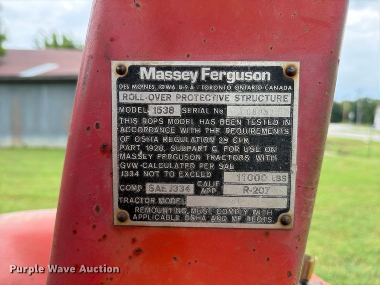 image for item FN2530 1978 Massey Ferguson 230 tractor