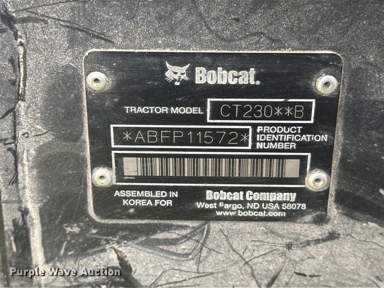 image for item FN2531 2009 Bobcat CT230 MFWD tractor
