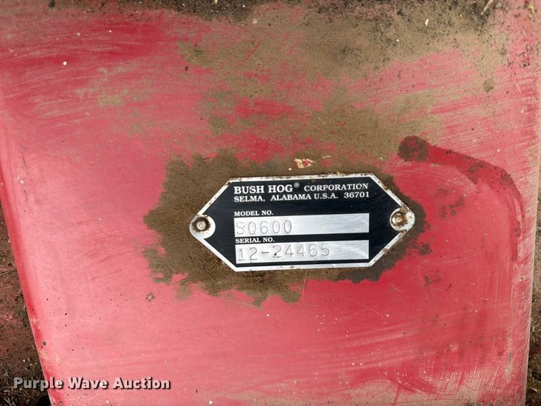 image for item FN2533 Bush Hog SQ600 rotary mower