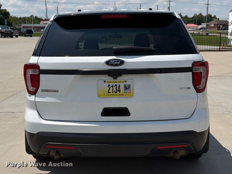 image for item FU4546 2016 Ford Explorer Police Interceptor SUV