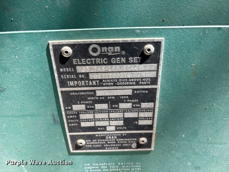 image for item JM9425 (3) Generators