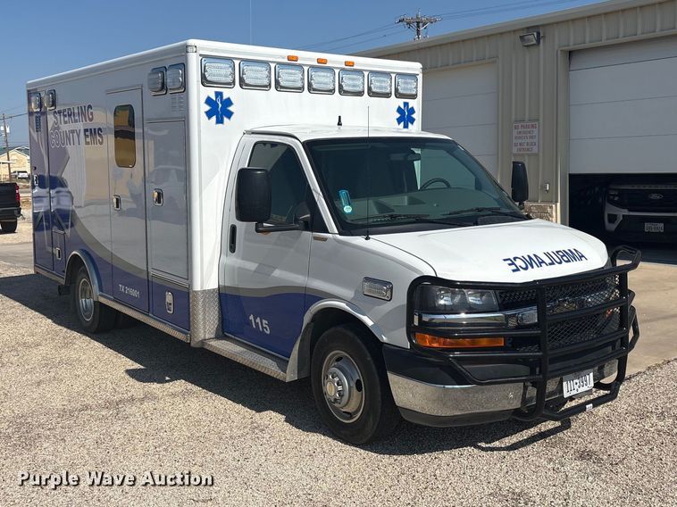 image for item JM9428 2014 Chevrolet Express ambulance