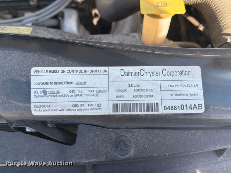 image for item MZ9758 2008 Dodge Grand Caravan van