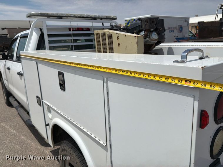 image for item MZ9824 2015 Chevrolet Silverado 3500HD Crew Cab utility bed pickup truck