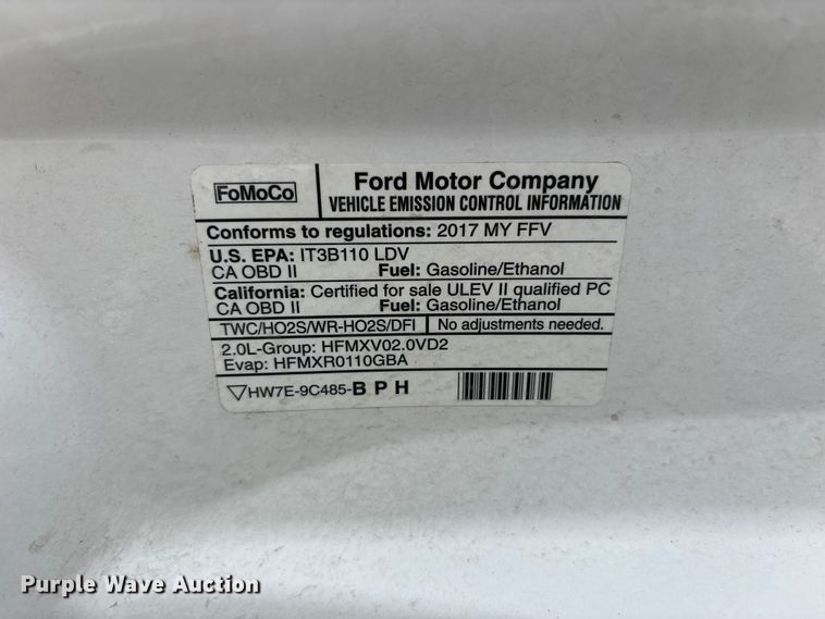 image for item NM9910 2017 Ford Focus 