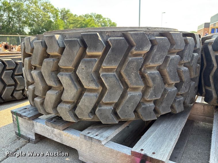 image for item NM9922 (4) 12-16.5 tires and wheels