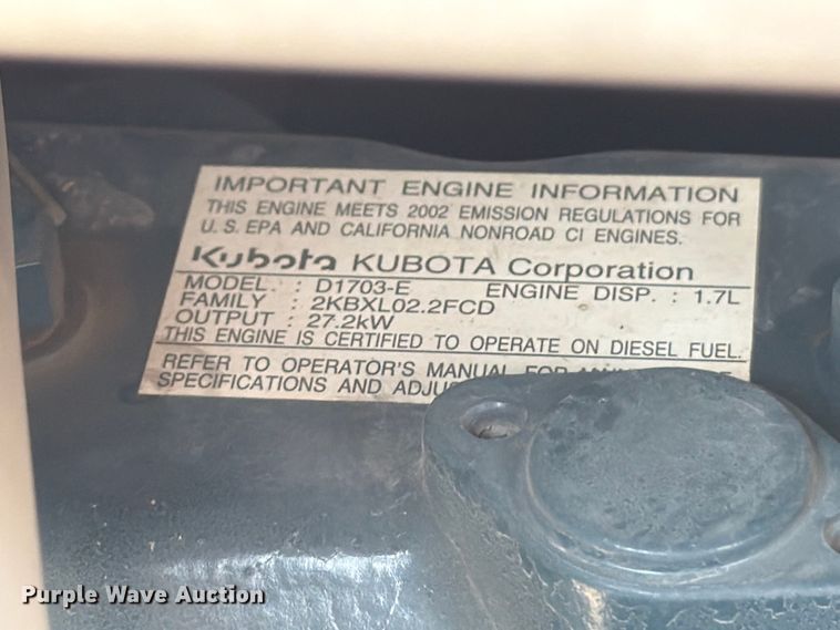 image for item OE9670 2002 Bobcat 328D mini excavator