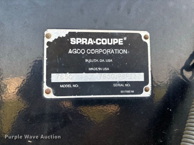 image for item DZ4522 Spra-Coupe 7650 sprayer