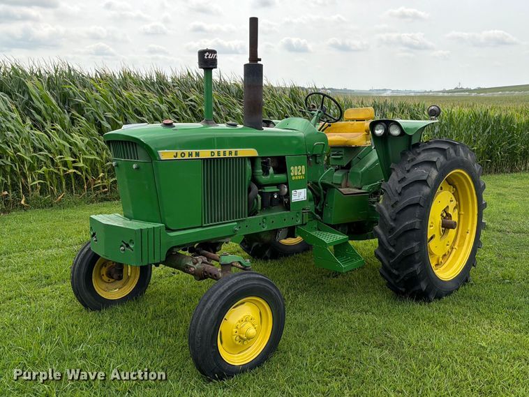 1967 John Deere 3020 Diesel tractor