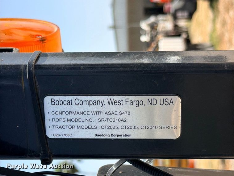 image for item ED5452 2024 Bobcat CT2040 HST MFWD tractor