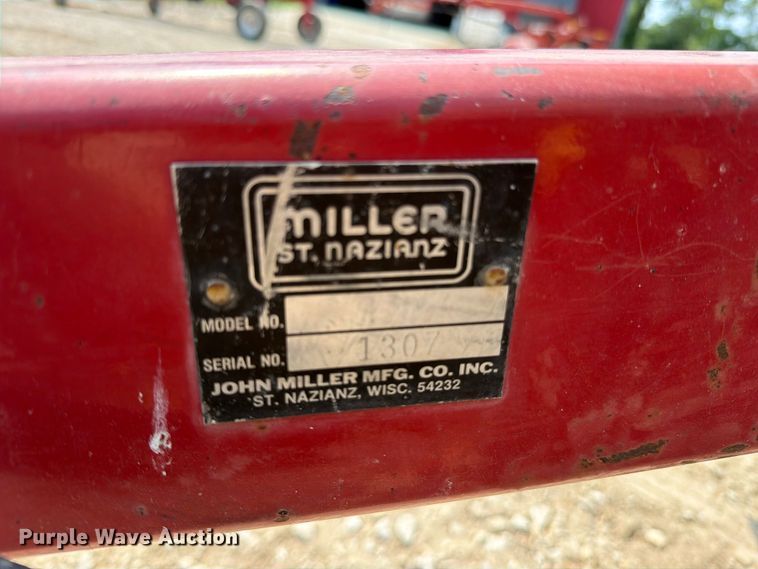 image for item EO8691 Miller St. Nazianz Walsh LP-1000 sprayer trailer