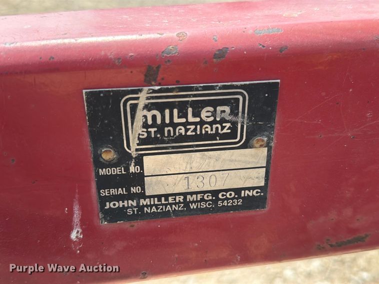 image for item EO8691 Miller St. Nazianz Walsh LP-1000 sprayer trailer