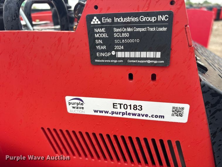 image for item ET0183 2024 Erie SCL850 compact utility loader