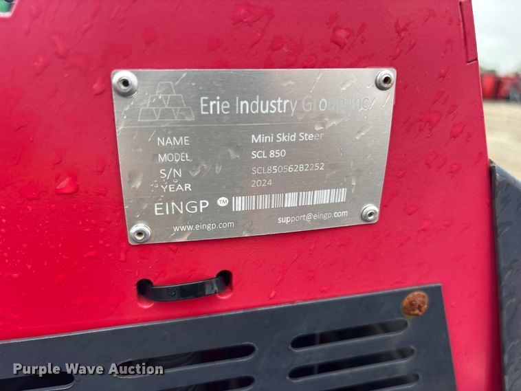 image for item ET0184 2024 Erie SCL850 compact utility loader