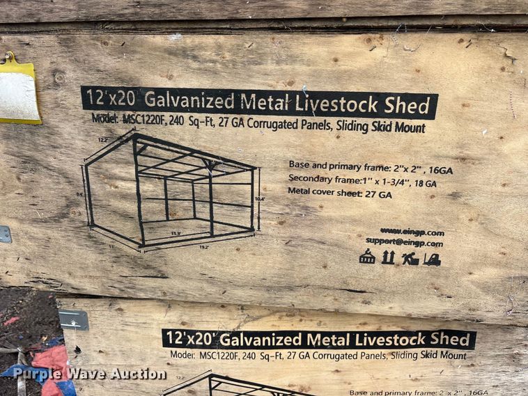 image for item ET0233 (4) Valley Pioneer MSC1220F livestock sheds