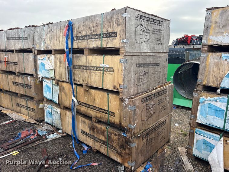 (4) Valley Pioneer MSC1220F livestock sheds