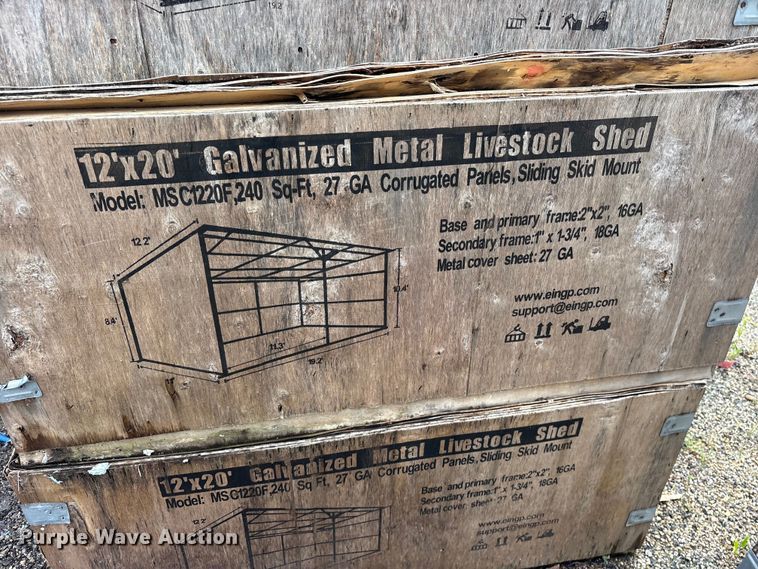 image for item ET0234 (4) Valley Pioneer MSC1220F livestock sheds